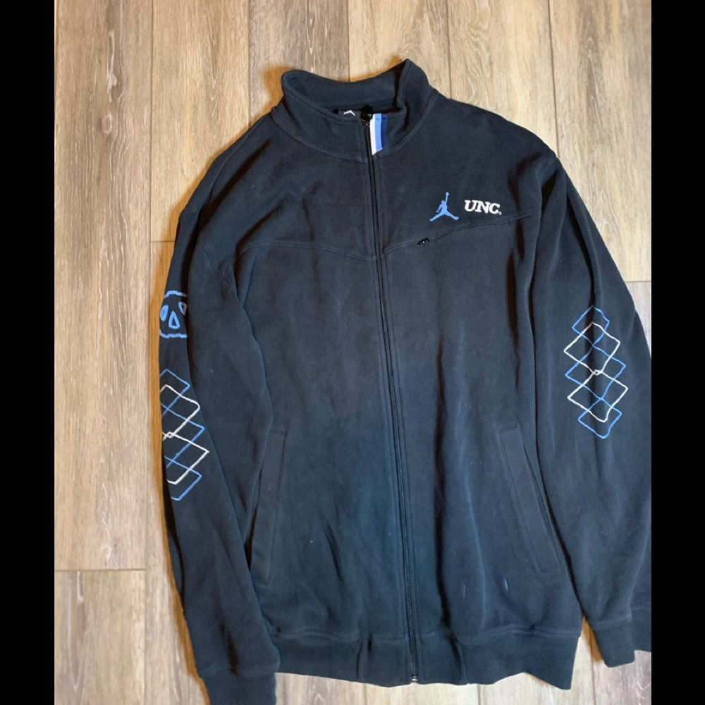Vintage Nike Jordan UNC Zip up SweatShirt